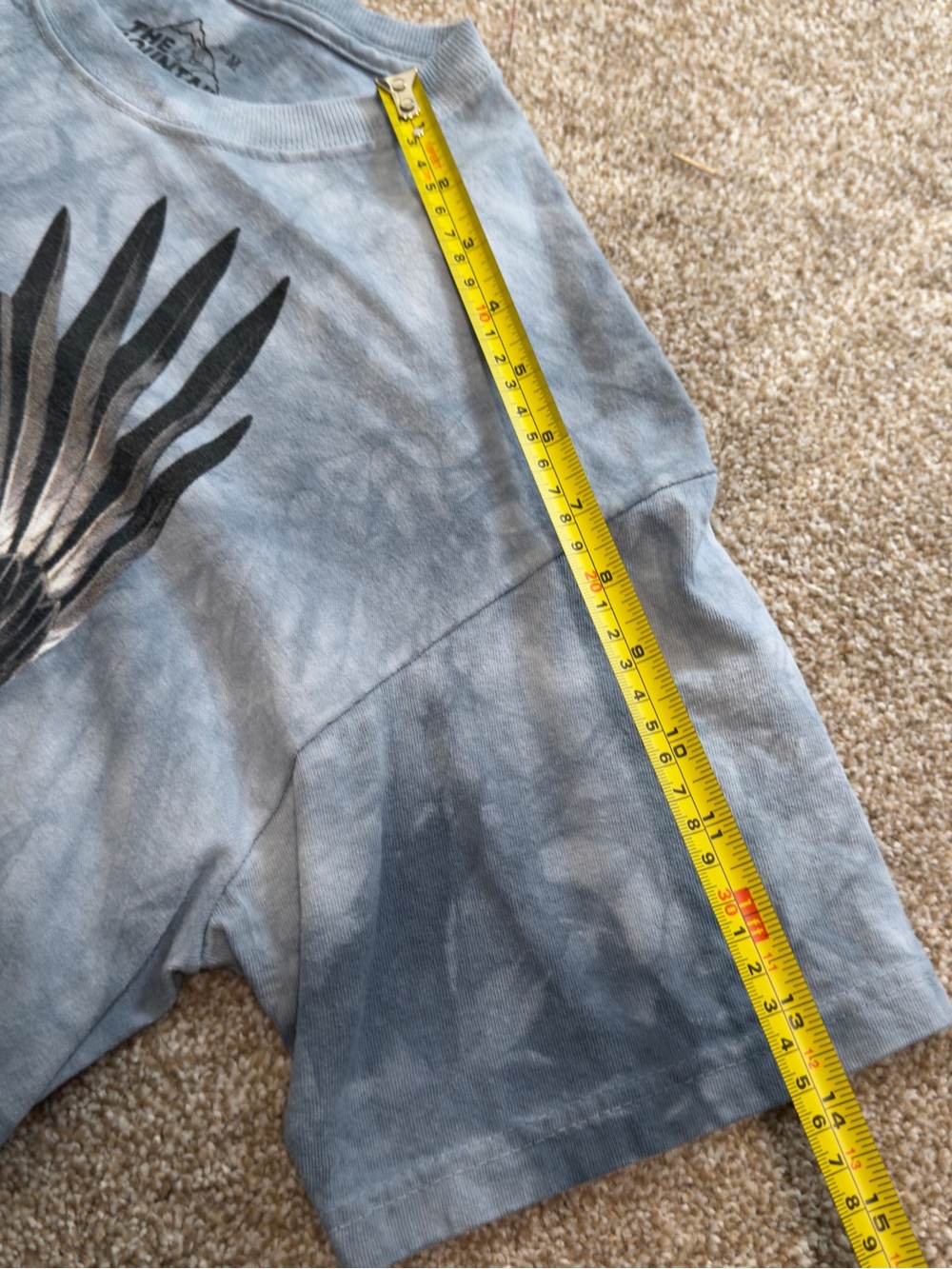 Vintage 90s The Mountain Eagle Tee Tie Dye Nature Graphic Mens M - Picture 7 of 7